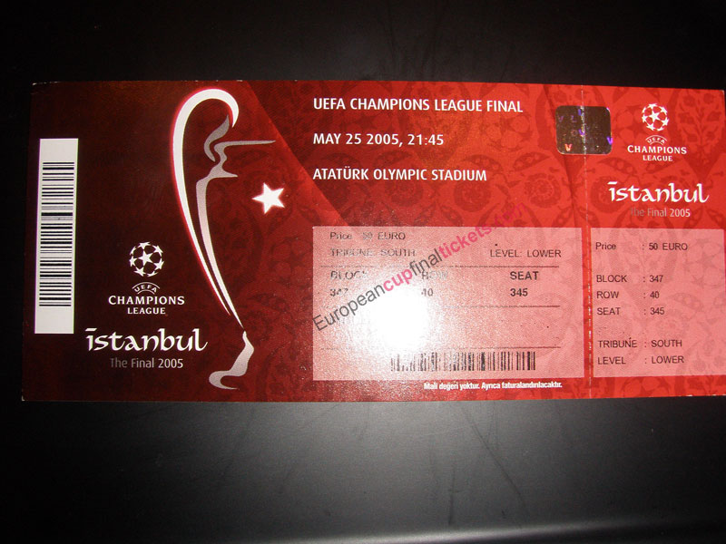 European cup final tickets 